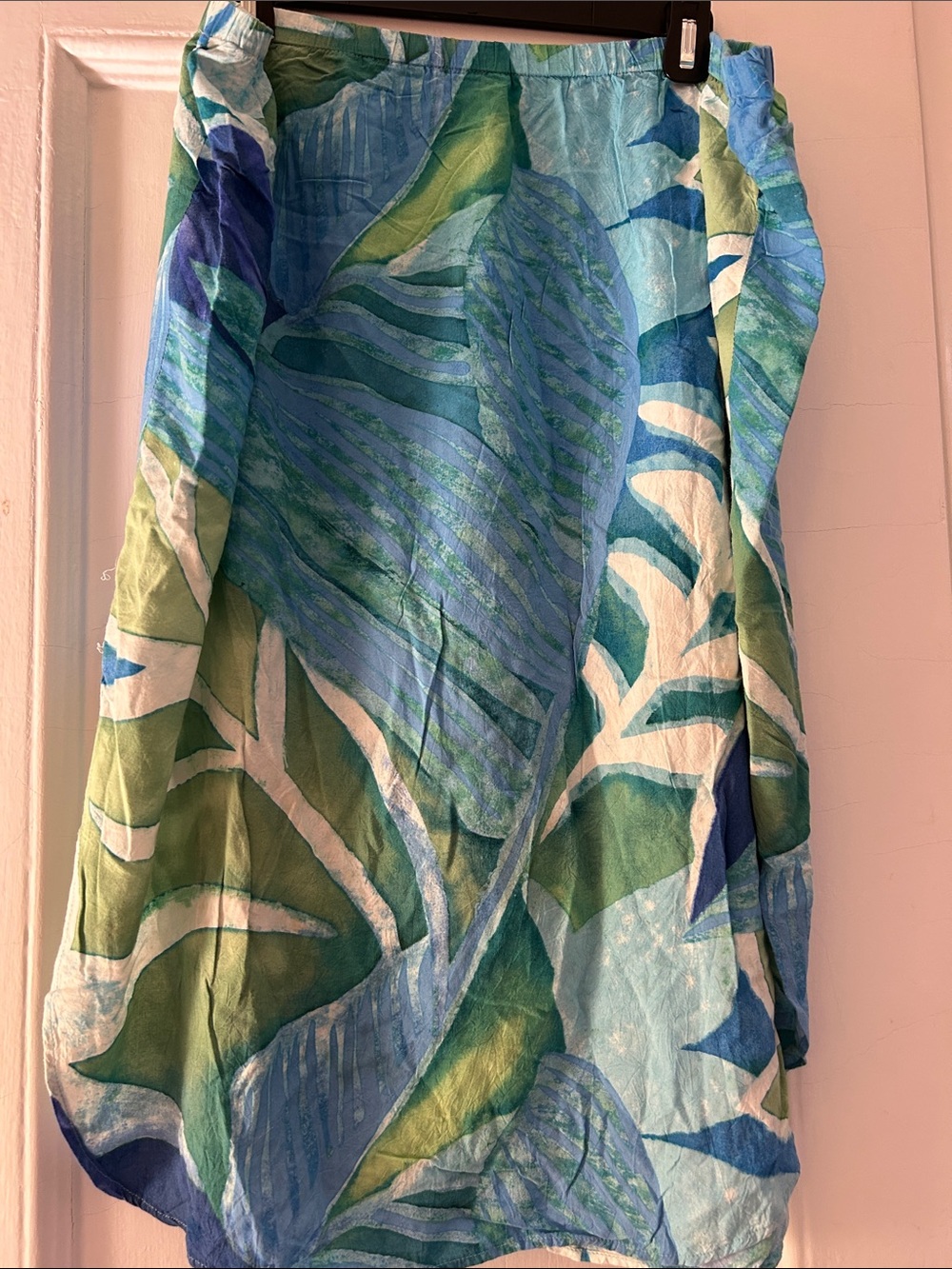 Jams World blue and green tropical print